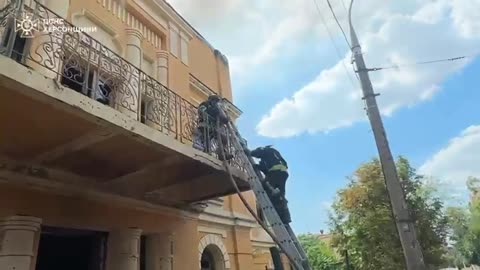 🔥🚒 Ukraine Russia War | Drone Attack Disrupts Firefighters Battling Blaze in Kherson | RCF