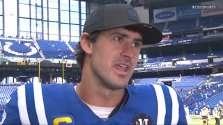 September 7, 2025 - Indianapolis Colts QB Daniel Jones After 33-8 Win Over Dolphins