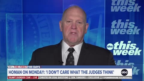 'I don't care what judges think': Tom Homan doubles down despite deportation ban