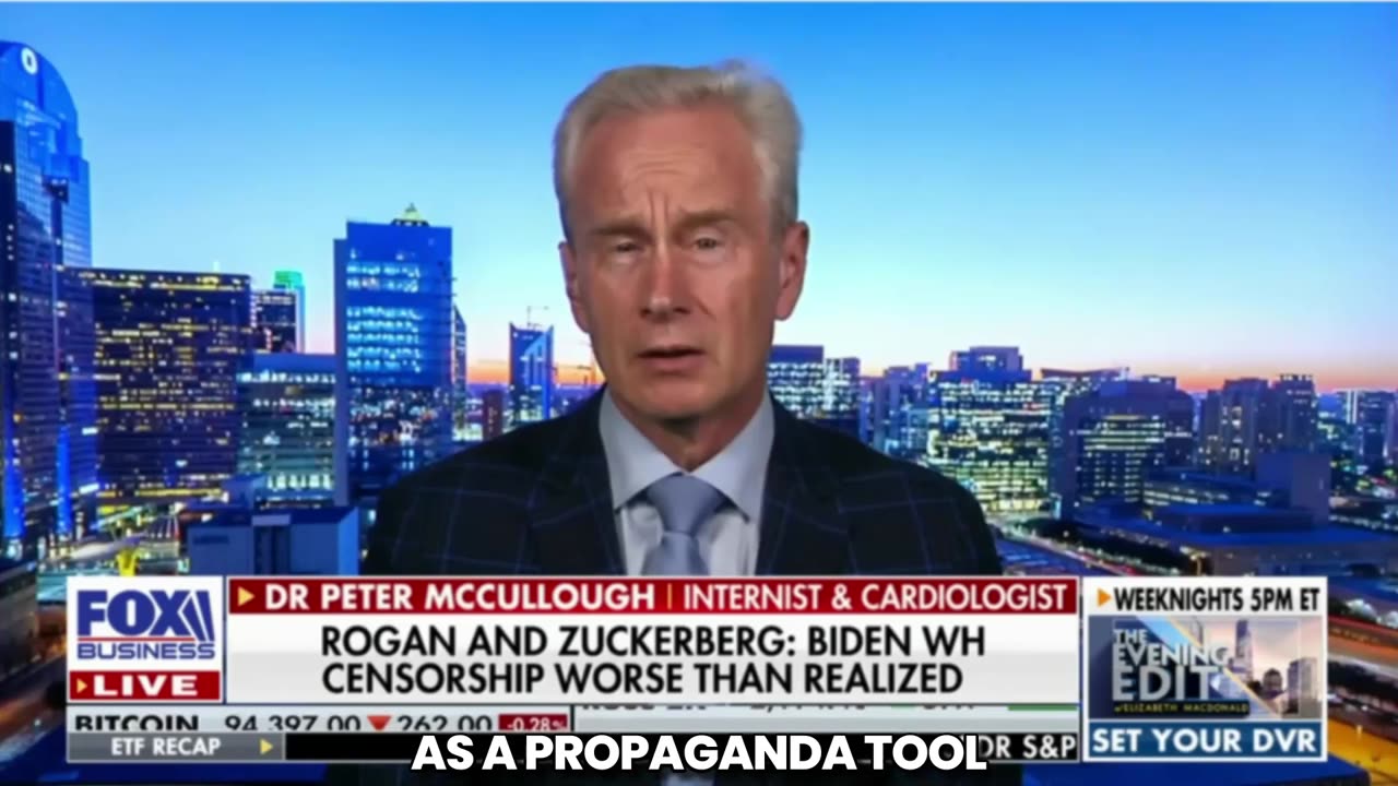 Dr Peter McCulloughâ„¢: "Misinformation" Propaganda Tactic Harmed World Greatly During Pandemic, FOX