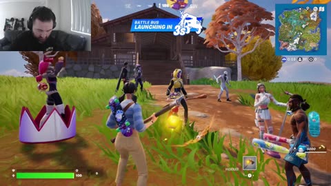 Playing fortnite