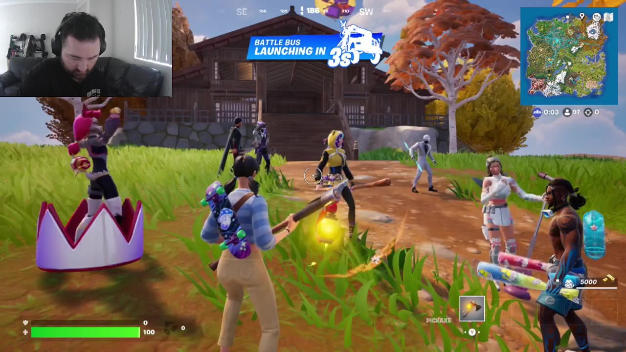 Playing fortnite