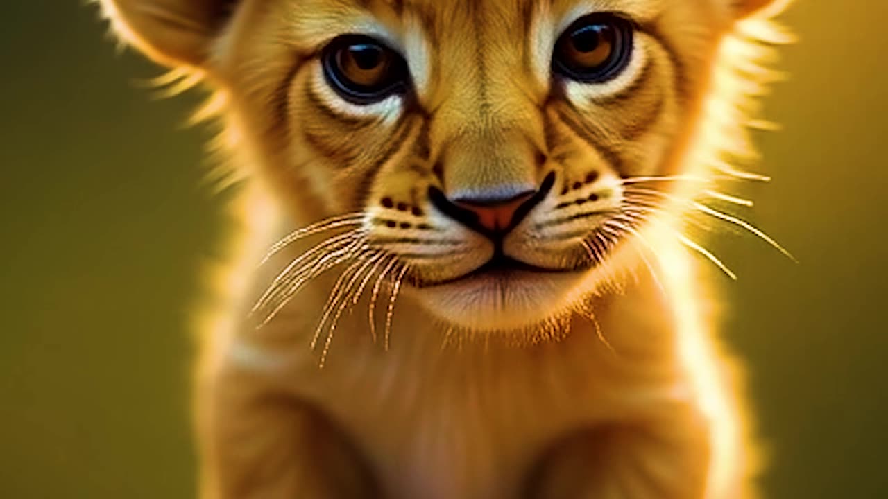Adorable Lion Cub