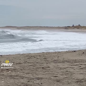 STORMY BEACH WAVES!