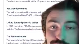 Ian Carroll ~ WikiLeaks | Leak and Lies And Cia operations