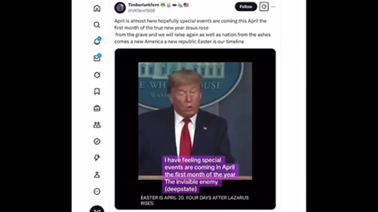 Trump and Easter ..