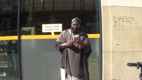 Part 3 Hebrew Israelites Street Teaching 24-8-2025 The Hague (Netherlands) Revelation 14
