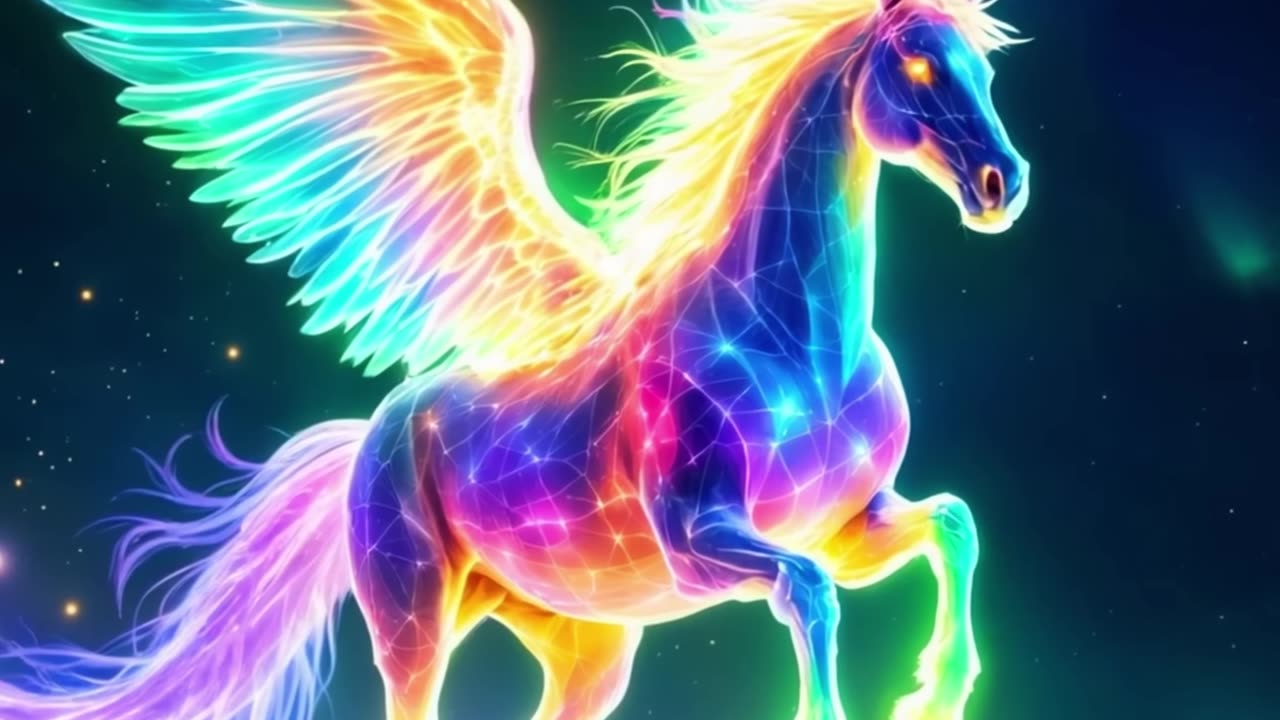 Mythical Creatures + Universe (Dragon, Pegasus, Unicorn, Griffin) (2160p60)