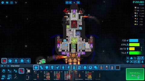 more cosmoteer career gameplay