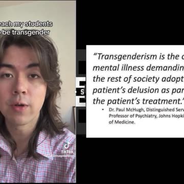 TEACHER’S PLAN TO TURN ALL HIS STUDENTS INTO TRANSGENDERS