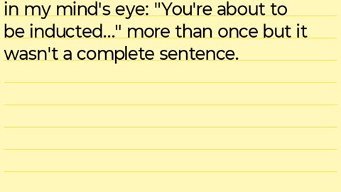 Screen Recording of Prophetic Message I Wrote in Note App