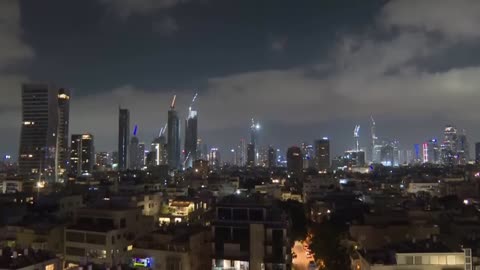 Huge Explosions in Tel Aviv as Iranian Missiles Rip Through City