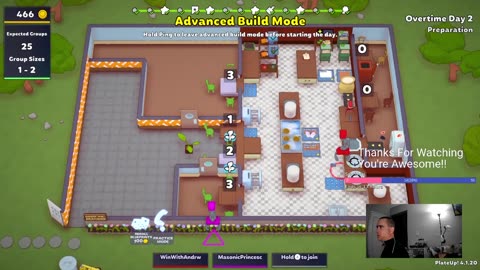 Win With Andrew - PlateUp! - with Tina