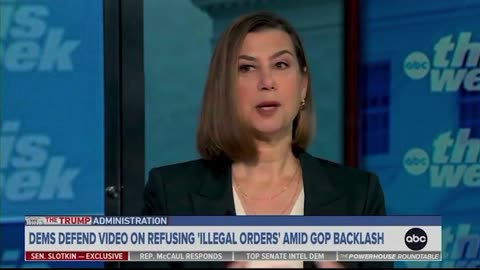 Elissa Slotkin Compares Trump to Hitler while Defending Her Calls for Military Sedition
