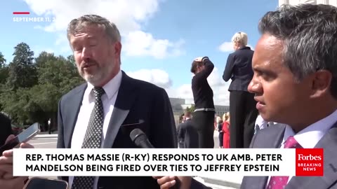 Thomas Massie Responds To UK Ambassador Peter Mandelson Being Fired Over Ties To Jeffrey Epstein