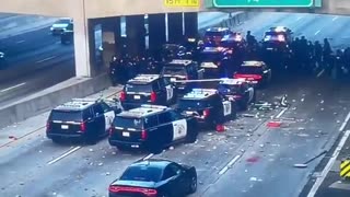 Allowing police to be pinned down under an overpass is dystopian. 6/10/25