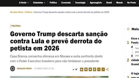 urgente!! TRUMP ANUNCIA AFASTAMENTO DE LULA!! M0RAES ACABA DE SER CONDENADO NA CORTE INTERNACIONAL!!