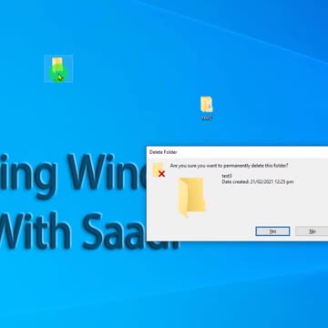 How To Permanently delete a folder