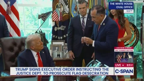 “We thought it was only appropriate to present you with honorary US marshal service badge” 08/25”