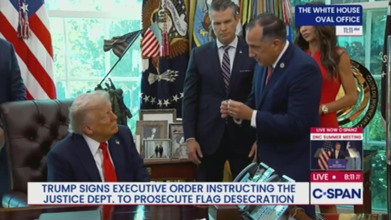 “We thought it was only appropriate to present you with honorary US marshal service badge” 08/25”