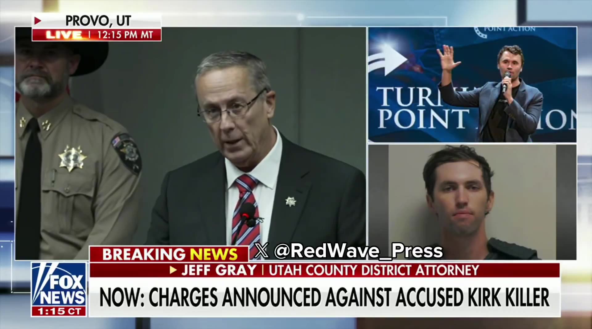 Tyler Robinson has been charged with the following crimes