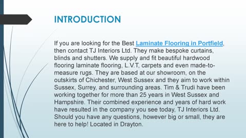 Best Laminate Flooring in Portfield