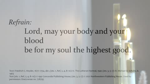 Worship From Mt. Olive Ev. Lutheran Church