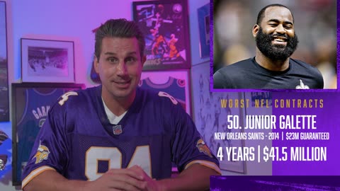 The WORST Contract in Saints History: Junior Galette Robbery 💰🚨