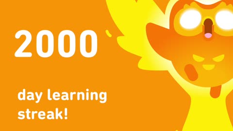 2000 day Duolingo Streak