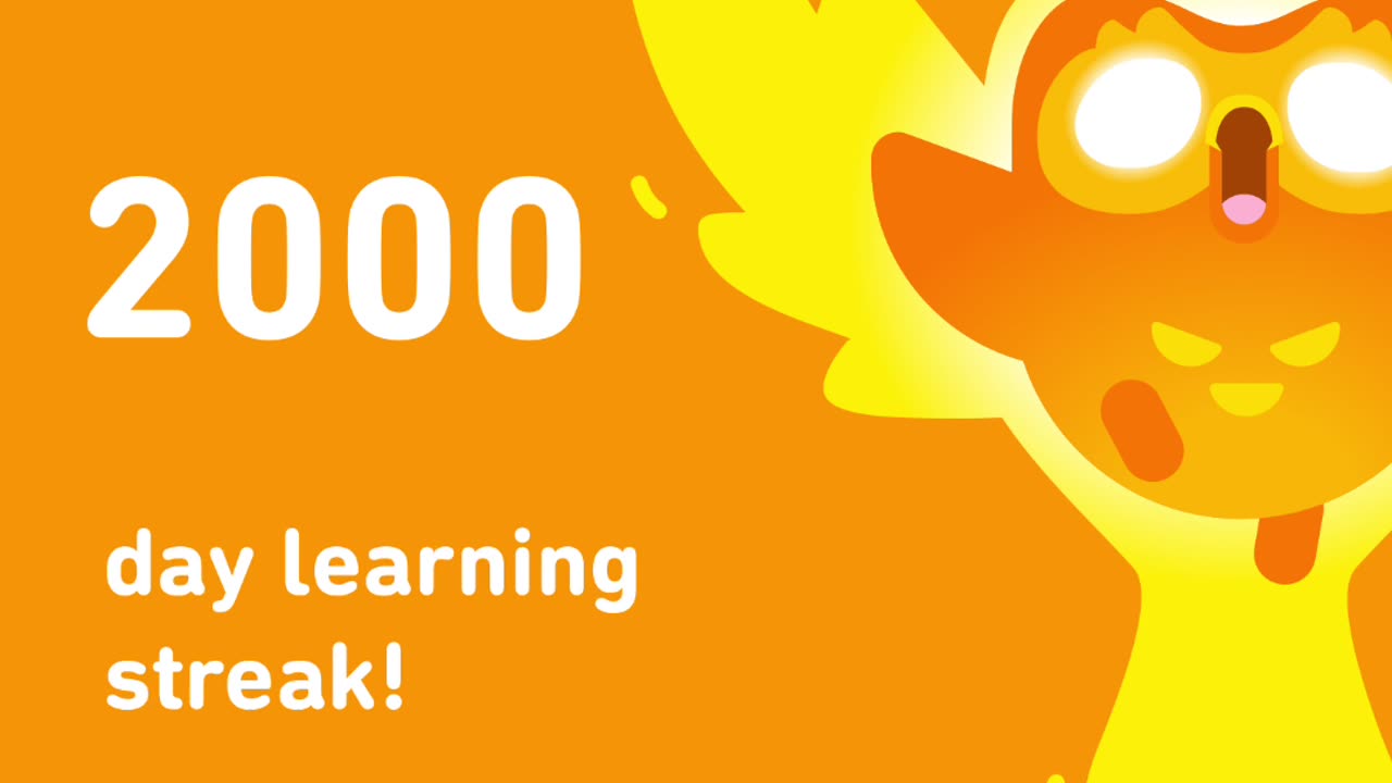 2000 day Duolingo Streak