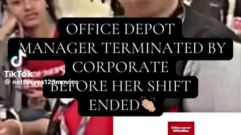 Office depot woke staff gets FIRED