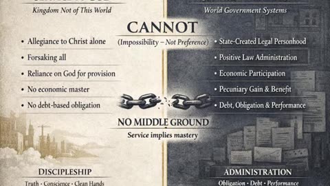 The Meaning of ‘Cannot’ in the Words of Jesus - By ChristianRemedyInLaw