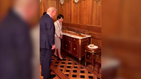 Japan's Takaichi gifts Trump late leader Abe's putter