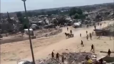 UNBELIEVABLE!!! AIR DROP LANDS ON TOP OF GAZA FAMILY IT WAS SUPPOSED TO GO TO