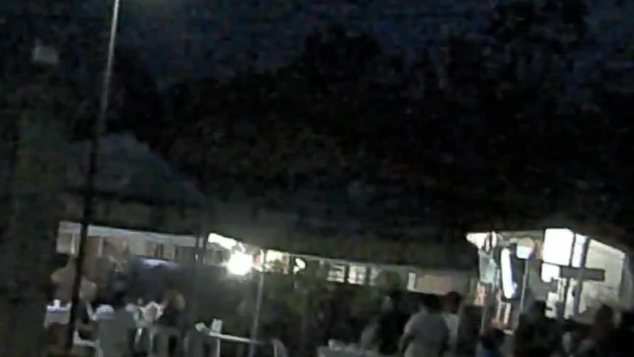 7 PM on Judge Solis Street in Cavite City in the Philippines