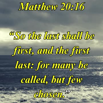 Matthew 20:16