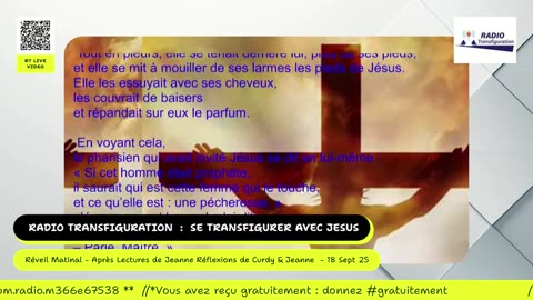 Réveil Matinal - Après Lectures de Jeanne Réflexions de Curdy & Jeanne - 18 Sept 25