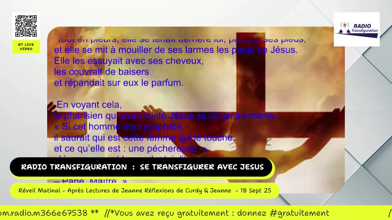 Réveil Matinal - Après Lectures de Jeanne Réflexions de Curdy & Jeanne - 18 Sept 25