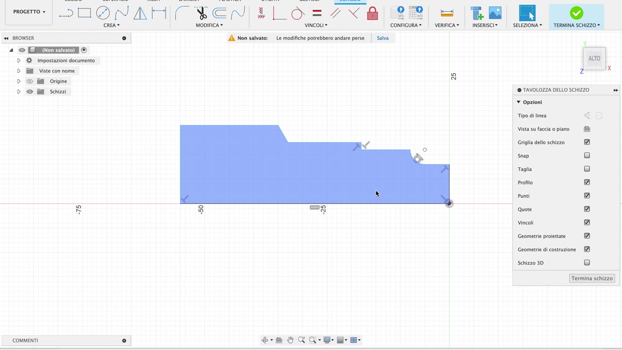 lezione 2 fusion 360 CAD