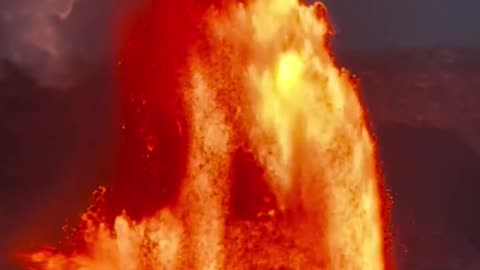 What it looks like when the eruption hits
