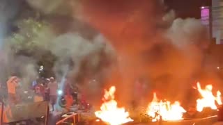Bloqueo por falta de luz en El Pozón