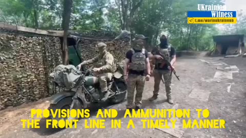 🪖🚁 Ukraine Russia War | Russian Soldiers Thank Volunteers for Motorcycle | RCF