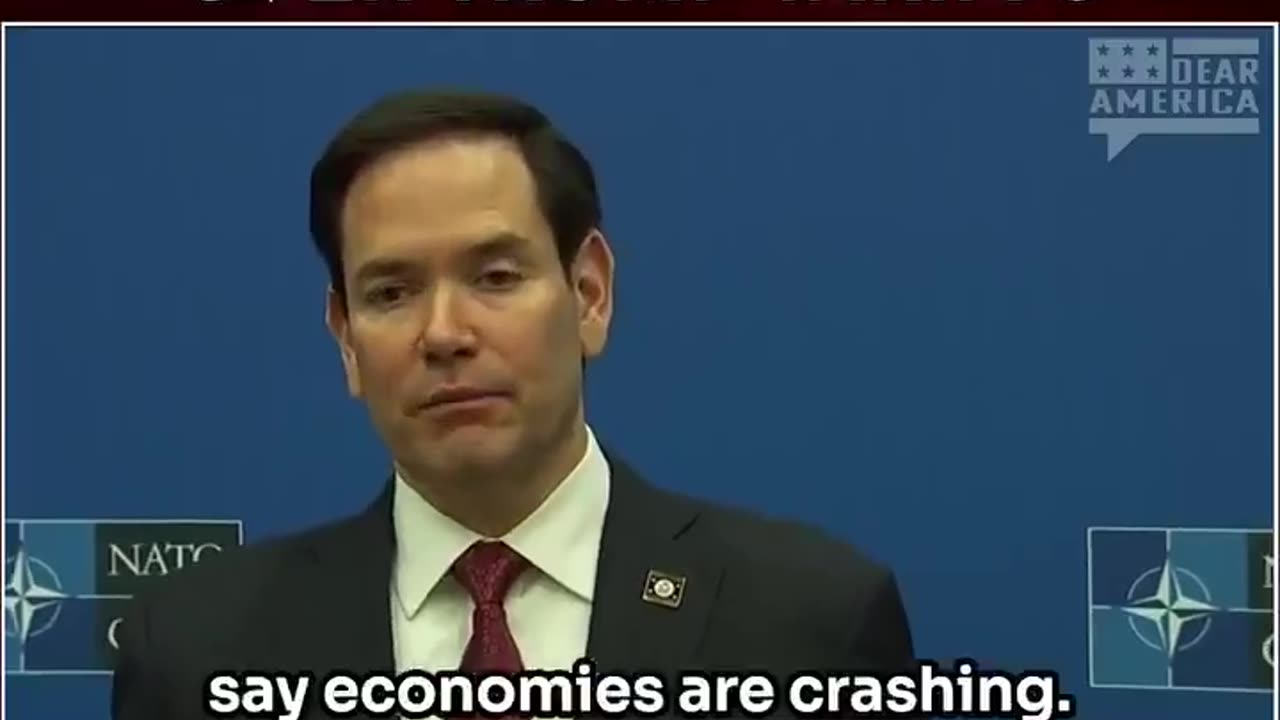 Secretariat Rubio is spot on in this presser