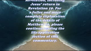 Matthew 16:28 - Daily Bible Verse Commentary