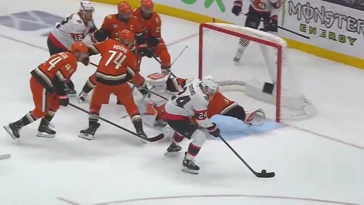 US Sports Hockey Feat. Ottawa Senators vs. Anaheim Ducks NHL Highlights