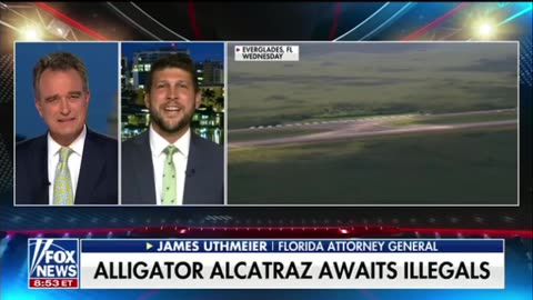 President Trump is going to alligator Alcatraz