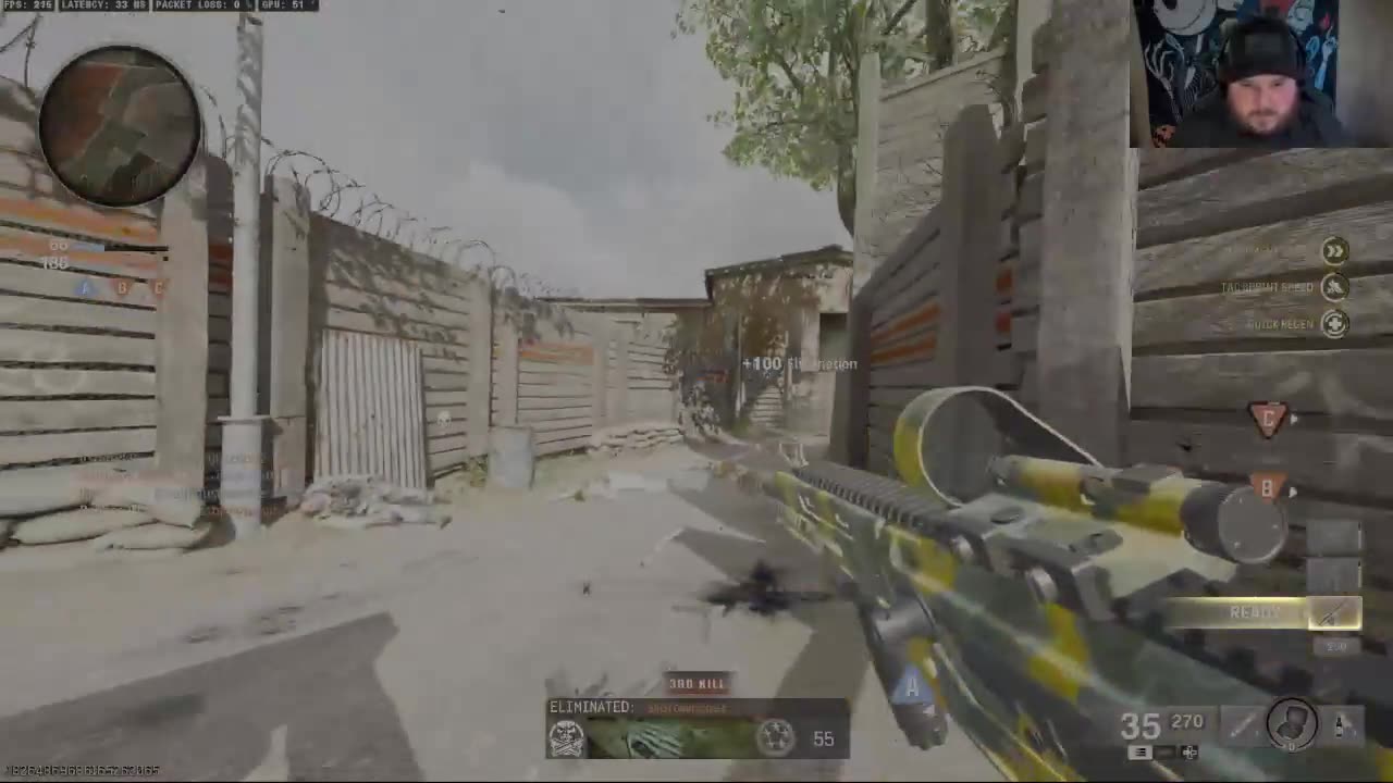 Head on a swivel with swift reactions