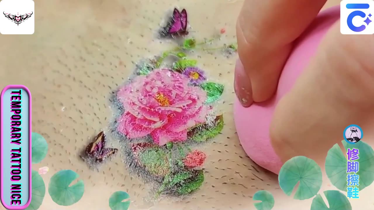 rose tattos#temporarytattoo #temporarytattoos #temporarytattosticker