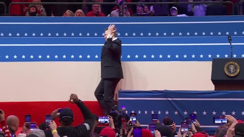 WATCH Elon Musk salutes during President Trump inauguration rally