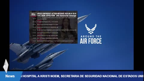 2 encrypted nuclear emergency codes reportedly sent out by the US Air Force.🧐